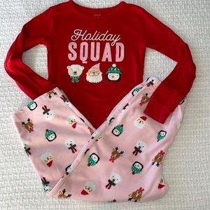 Christmas pajama set. Great condition sz6